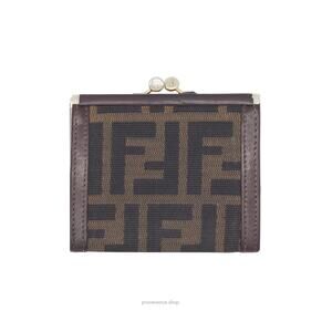 🔴 Fendi Snap Wallet - FF Zucca